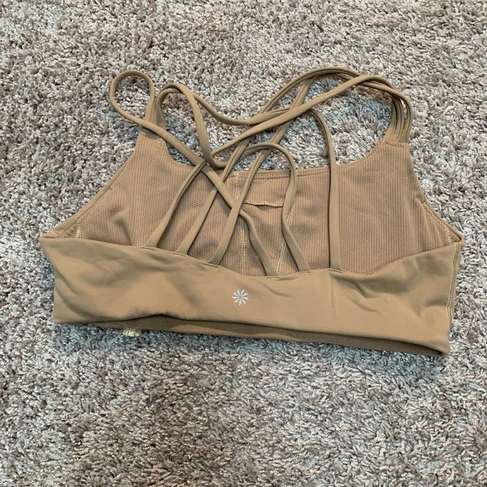 Tan athleta bra medium